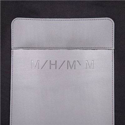 Сумка-шопер с карманом «МИНИМУМ», черный цвет, 40 х 35 см
