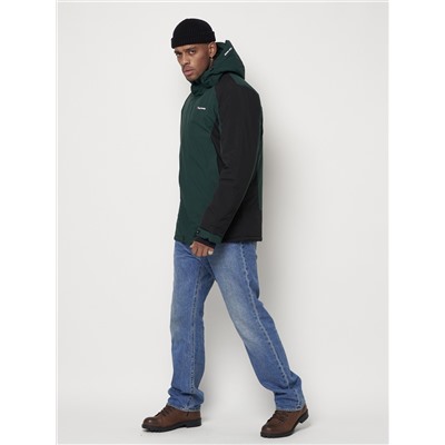 Горнолыжная куртка мужская темно-зеленого цвета 88812TZ