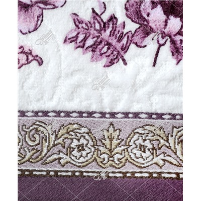 Полотенце фиолетовое велюровое "Византия"