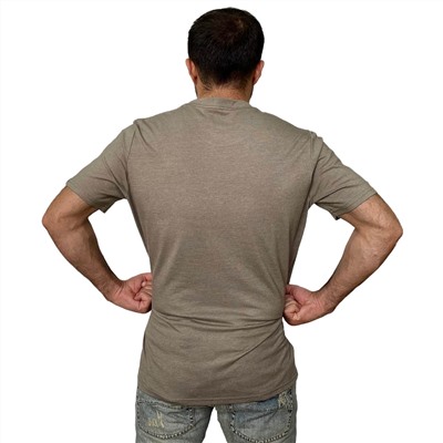 Повседневная брендовая футболка Guide Life. Носят с шортами, джинсами/пиджаками №578
