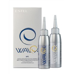 *Набор для химической завивки Wavex для трудноподдающихся волос №1, 100 мл х 2