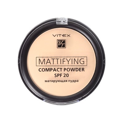 Витэкс  Mattifying compac Матирующая компактная пудра для лица , тон 03