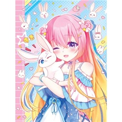 Точкабук Anime Pets. Девочка с кроликом