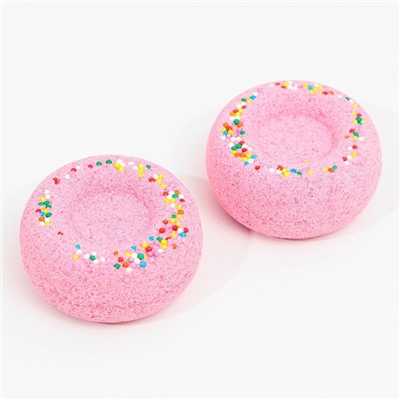 Бурлящие пончики для ванны «С 8 марта!», 2 шт., цветочные фантазии