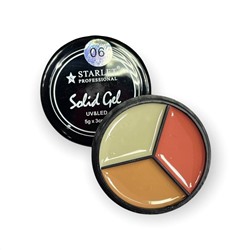 Твёрдый гель лак Starlet Solid Gel 3 color Starlet Professional 5мл №06