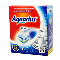 Таблетки для ПММ "Aquarius" ALLin1 (mega), 30 штук
