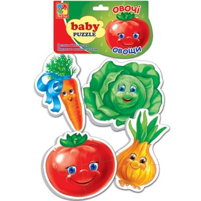 Мягкие пазлы Baby puzzle "Овощи"