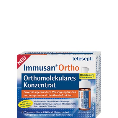 tetesept Immusan Ortho Имунный комплекс, Питьевые ампулы, 8 шт