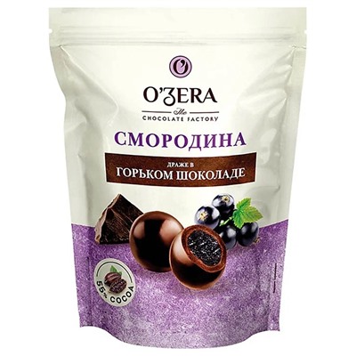 «OZera», драже «Смородина в горьком шоколаде», 150 г