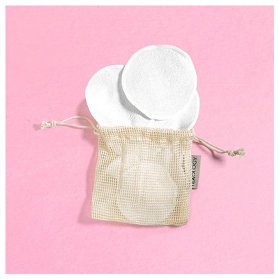 Teaology 7-Pack Reusable Cotton Pads  Многоразовые ватные диски, 7 шт. в упаковке
