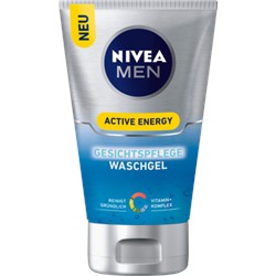 NIVEA MEN Active Energy Гель для умывания, 100 мл