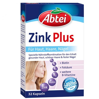 Abtei (Абтай) Zink Plus Nahrstoff 32 шт