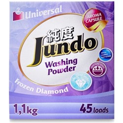 Стиральный порошок JUNDO Frozen Diamond универсальный, концентрированный, 1.1 кг