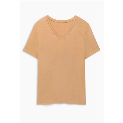 Женская футболка, цвет песочный