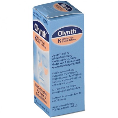 Olynth (Олинт) 0,05% Nasentropfen fur Kinder 10 мл