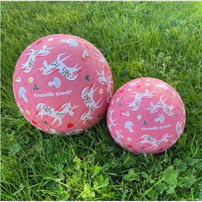 Мяч Crocodile Creek «Единороги», розовый, 18 см 21712