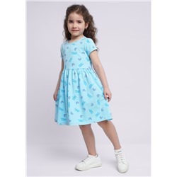 Платье детское CLE 832402гн голубой/т.бирюзовый