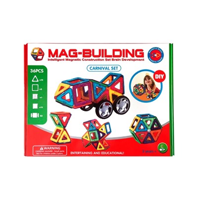 Магнитный конструктор Mag-Building Carnival GB-W36 36 деталей