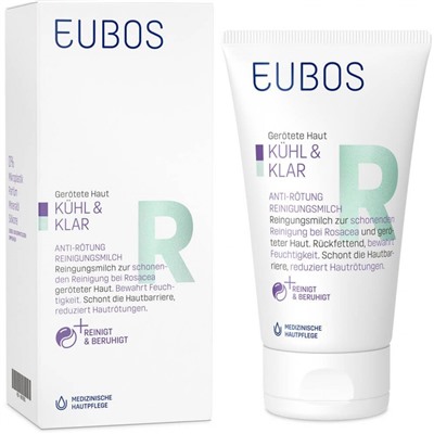 Eubos KUHL & KLAR Anti-Rotung Reinigungsmilch  KUHL & KLAR очищающее молочко против покраснений