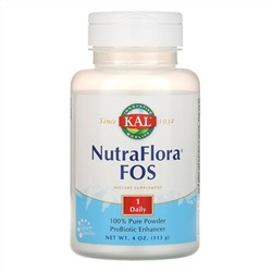 KAL, NutraFlora FOS, 4 унц. (113 г)