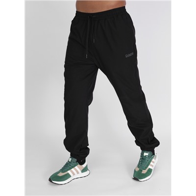 Утепленные спортивные брюки мужские черного цвета 882198Ch