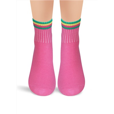 Носки детские для девочки CLE С1303 12-14,14-16 розовый