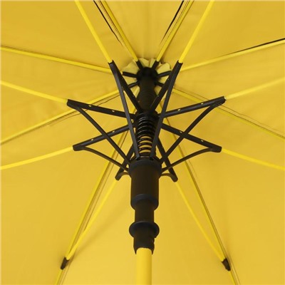 Зонт - трость полуавтоматический, 8 спиц, R = 60 см, цвет МИКС/чёрный