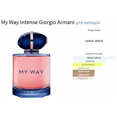 My Way Intense Giorgio Armani 90мл