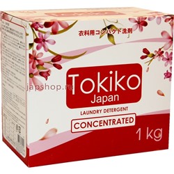 Tokiko Japan Стиральный порошок для белья, концентрат, с цветочным ароматом, 1 кг(4903367303295)