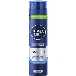Nivea Men Protect und Care Rasiergel  Гель для бритья Men Protect and Care