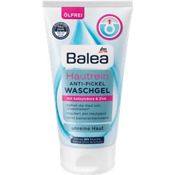 Balea (Балеа) Waschgel Hautrein Anti-Pickel Очищающий гель для кожи против прыщей, 150 мл