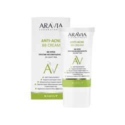 ARAVIA Laboratories. BB-крем против несовершенств 14 Light Tan Anti-Acne BB Cream 50мл