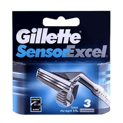 Gillette Sensor Excel кассеты (3) стикер