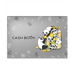 Записная книжка Cash book арт. 58239 ПАНДЫ / 152х107 мм, 32 л., мягкий переплёт (2 скобы), Блок - белый офсет 65 г/м², печать в одну краску/