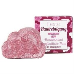 Lamazuna Feste Hautreinigung Hibiskus Duft 25g  Твердое очищающее средство для кожи с ароматом гибискуса 25 г