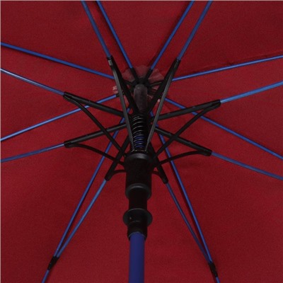 Зонт - трость полуавтоматический «Кант», 8 спиц, R = 60 см, ветроустойчивый, цвет МИКС