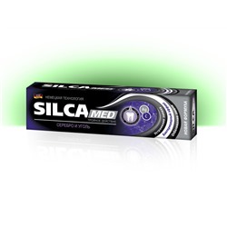 SILCA MED Зубная паста 130г Серебро и уголь