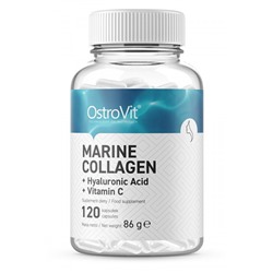 OstroVit Marine Collagen+Hyaluronic Acid+Vit C 120 caps - коллаген