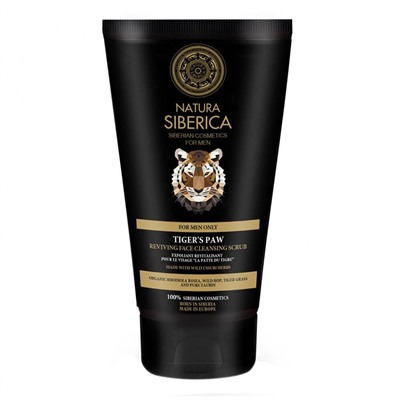 Natura Siberica For Men Tiger Pranke Gesichtspeeling 150ml  For Men Скраб для лица Tiger Pranke 150мл