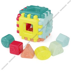 Игрушка логический куб "Геометрик" (10х10 h10см) (