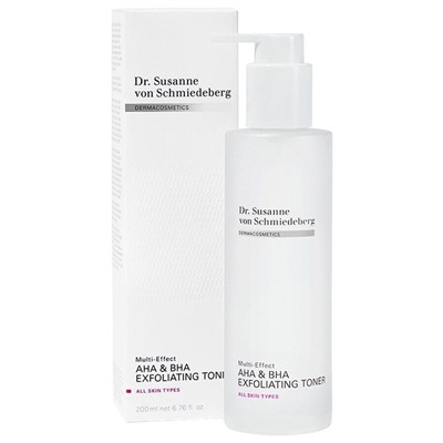 Dr. Susanne von Schmiedeberg Multi-Effect AHA & BHA Exfoliating Toner  Многоцелевой отшелушивающий тоник с AHA и BHA