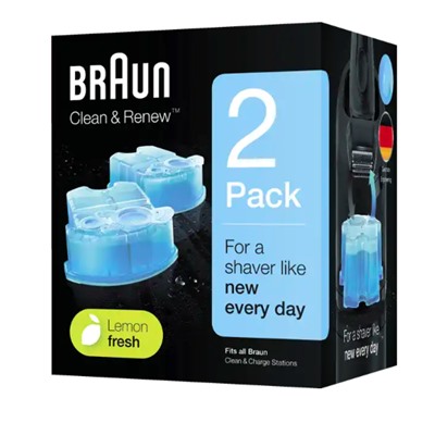 Braun Clean & Renew Reinigungskartuschen Lemon Fresh 2 x 170 ml