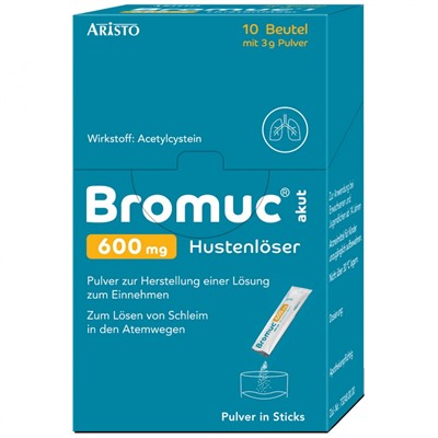 Bromuc (Бромук) akut 600 mg Hustenloser 10 шт