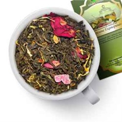 Чай зеленый "Королева Екатерина" Зеленый китайский чай с  рябиной красной, цветами календулы, лепестками роз, кусочками папайя, с ароматом лесных ягод. ХИТ ПРОДАЖ!!! 1580