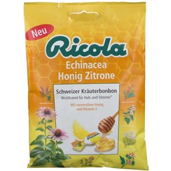RICOLA (РИКОЛА) m.Z.Beutel Echinacea Honig Zitrone Bonbons 75 г