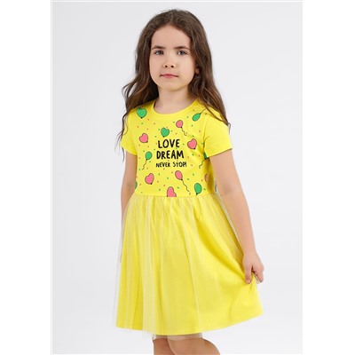 Платье детское CLE 846205/77г_п жёлтый