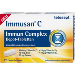 tetesept Immusan имунный комплекс C Иммунный Complex Depot Таблетки, 20 шт