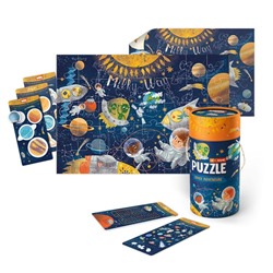 Игровой набор "Космическое приключение": пазл 40 эл. и карточки с заданиями