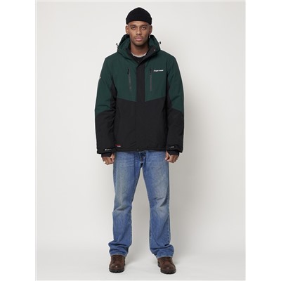 Горнолыжная куртка мужская темно-зеленого цвета 88819TZ