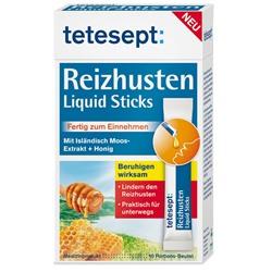 tetesept (тетесепт) Reizhusten Liquid Sticks 10 шт